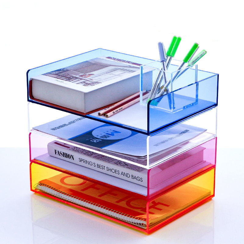 Desktop Filing Tray - Акриловый органайзер для бумаг и файлов,