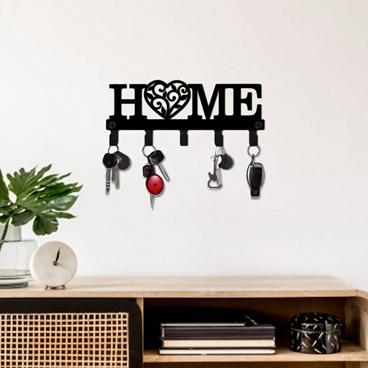 Wall Organizer Pocket - Многофункциональная настенная вешалка для ключей, легко