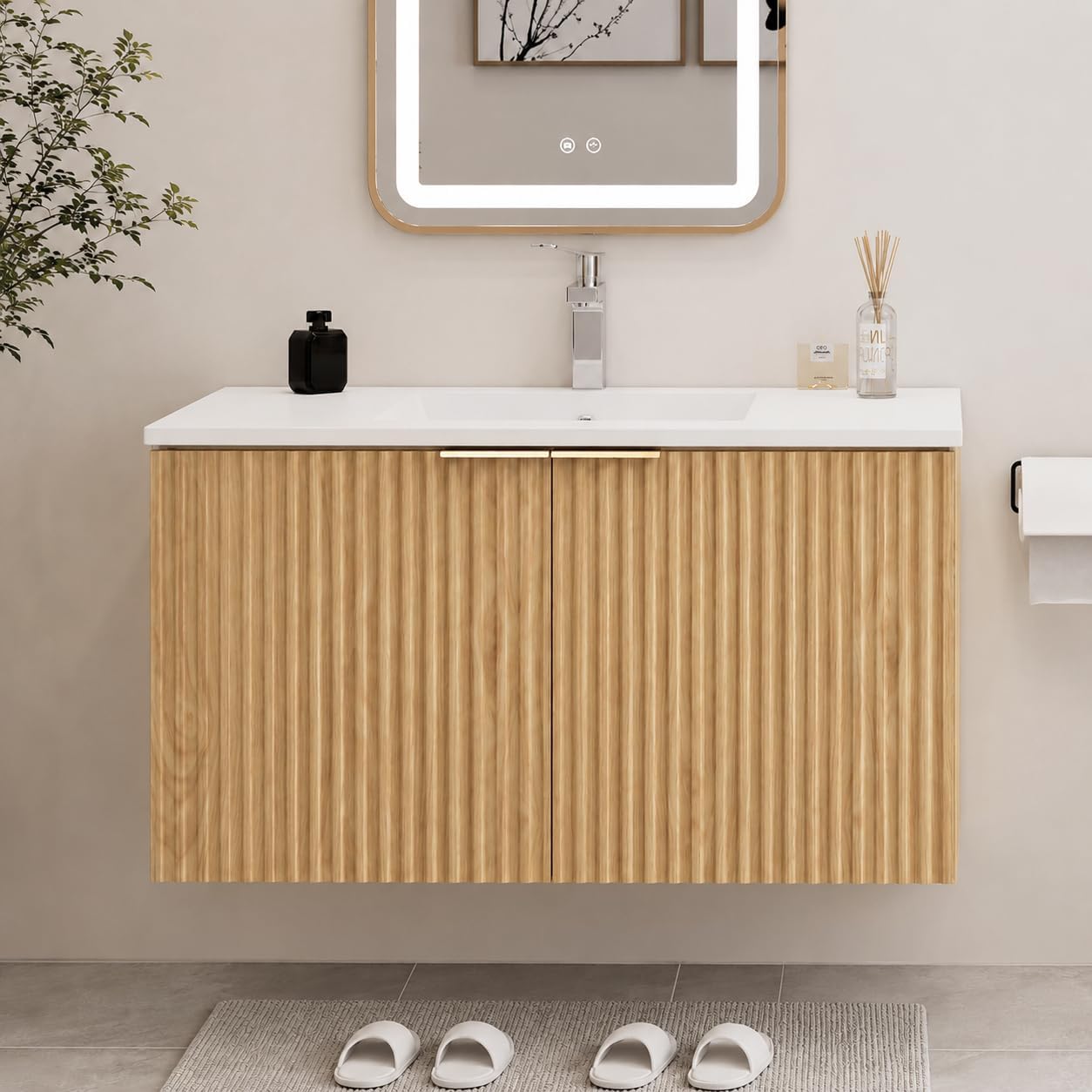 Wall Organizer Pocket - Современная подвесная тумба для ванной с