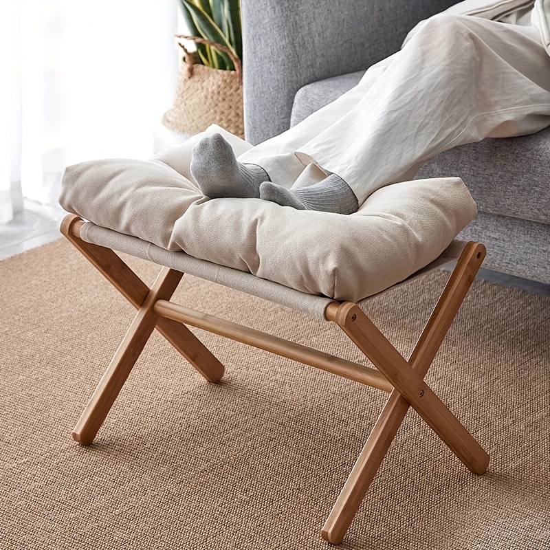 Office Furniture Design - Бамбуковая складная рудаль с мягким сиденьем-подушкой