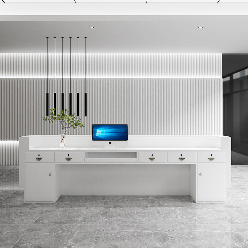 Простая касса для салона красо – обзор и цена Reception Desk Counter