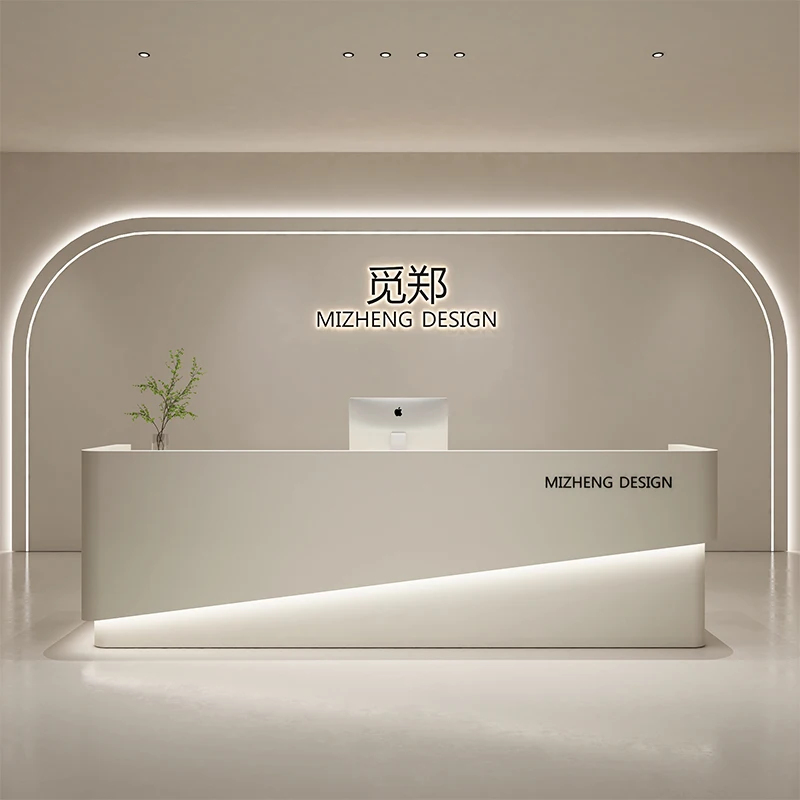 Современная простая стойка рес – обзор и цена Reception Desk Counter