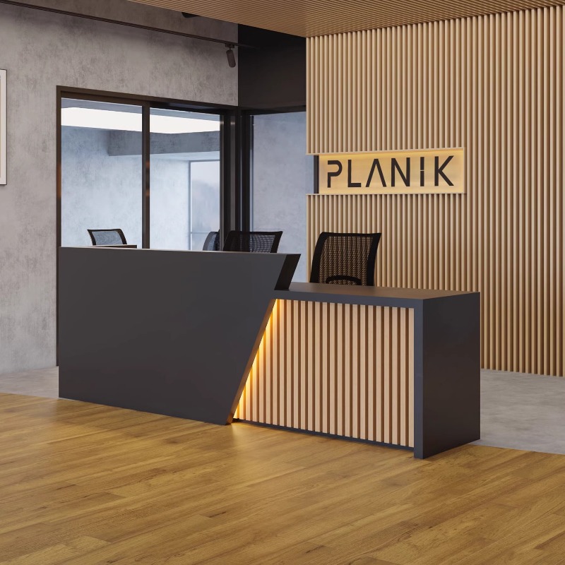 Стойка регистрации компании, с – обзор и цена Reception Desk Counter