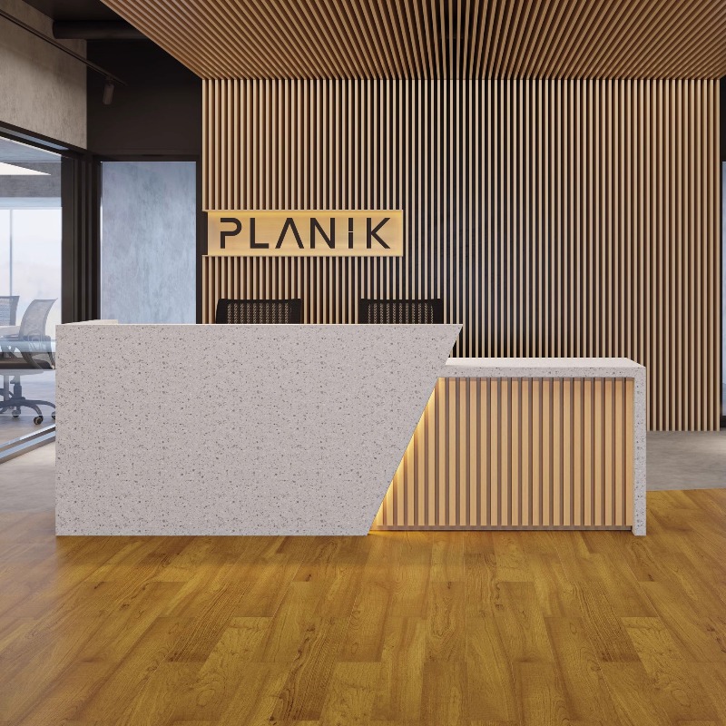 Стойка регистрации компании, с – обзор и цена Reception Desk Counter