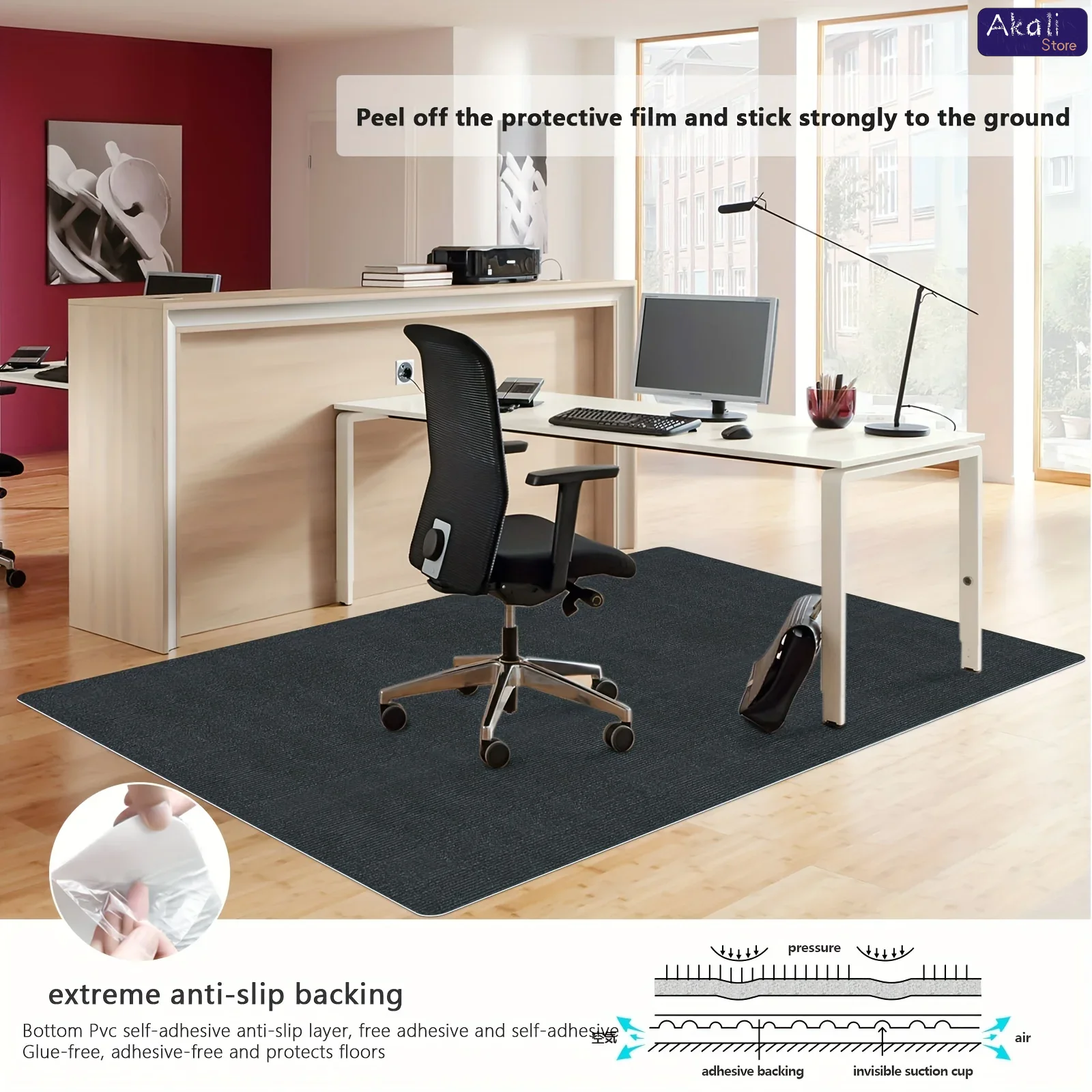 Коврик для офисного стула боль – обзор и цена Chair Mat Hard Floor