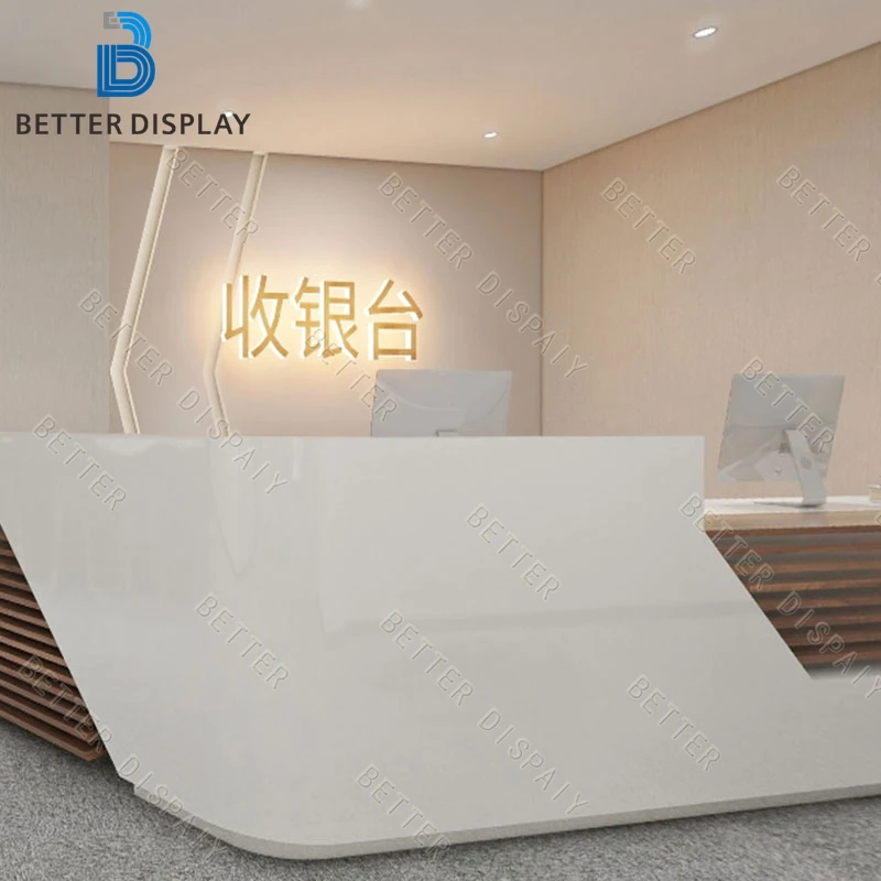 Кассовый прилавок для бутика э – обзор и цена Reception Desk Counter
