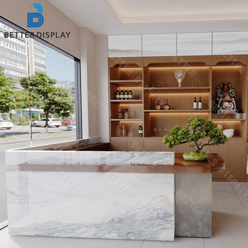 Кассовый прилавок для бутика э – обзор и цена Reception Desk Counter