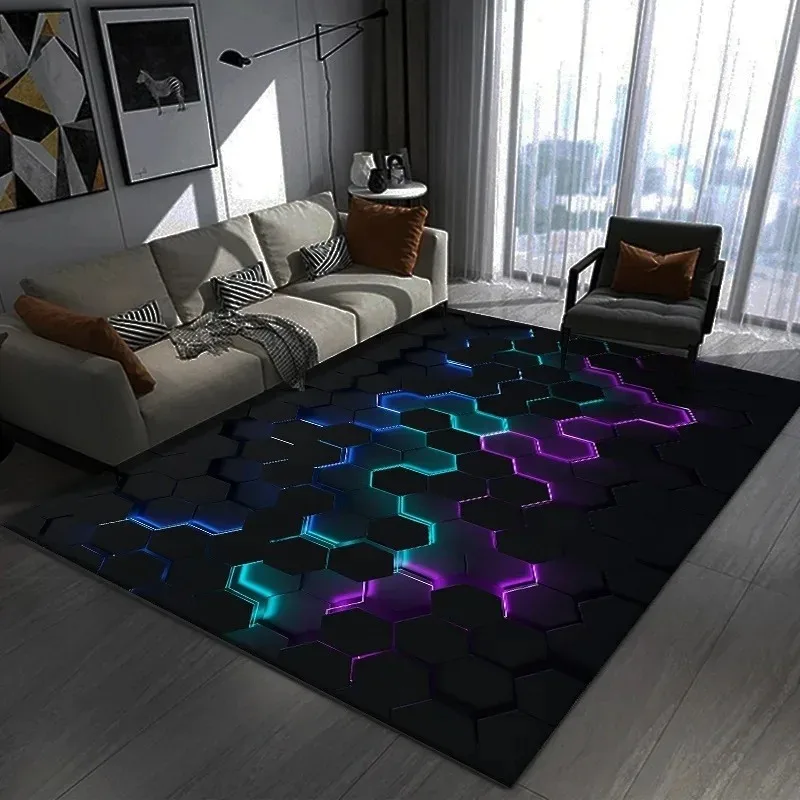 Привлекательный 3D геометричес – обзор и цена Chair Mat Hard Floor