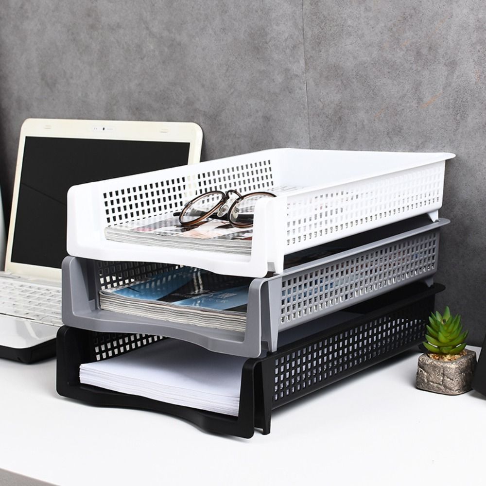 Простой настольный органайзер, – обзор и цена Desktop Filing Tray